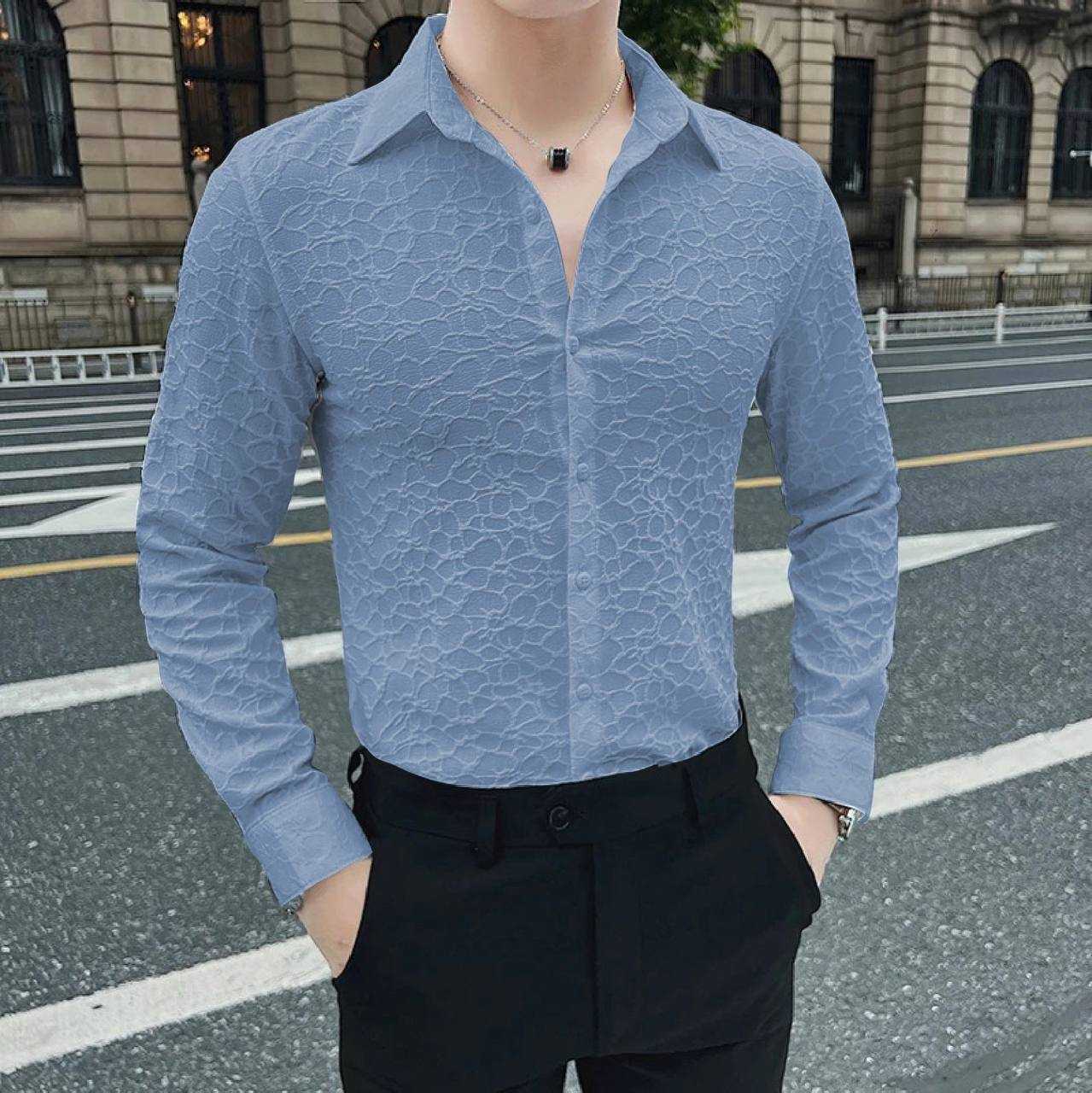 YNF CRUSH IMPORTED CSV SLEEVE MENS WEAR WHOLESALE MENS SHIRT MANUFACTURER